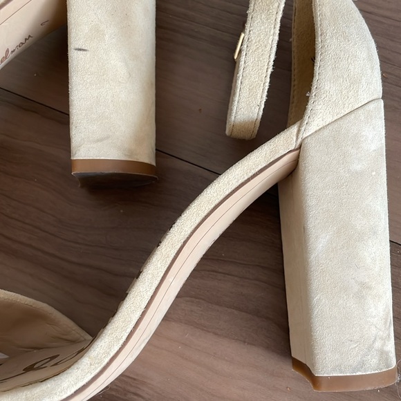 Sam Edelman Suede Ankle Strap Heels - Picture 10 of 11